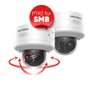 Hikvision 4 MP Smart Hybrid Light with ColorVu Motorized PTRZ Varifocal Dome Network Camera