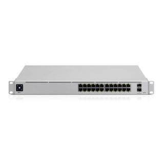 Ubiquiti (24) Gigabit RJ45 ports, (2) 10G SFP+ ports, L2/L3, 1.3" touchscreen display