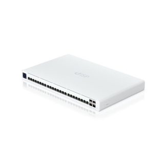 Ubiquiti UISP Switch Pro, 1.3" LCM, 24x GbE RJ45, 4x 10G SFP+