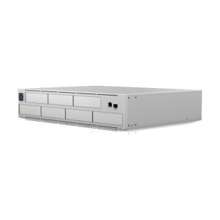 Ubiquiti (1) x 10/100/1000 Mbps RJ45 Ethernet, (1) x 1/10 Gbps SFP+ Ethernet, 7 x 2.5"/3.5" HDD bays, EU