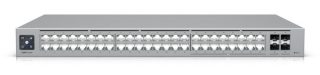 Ubiquiti 100W, 32 x GbE RJ45, 16 x 1/2.5 GbE RJ45, 4 x 10G SFP+, 224 Gbps, 1.3" LCM touchscreen, SGCC steel, 442.4 x 325 x 43.7 mm (17.4 x 12.8 x 1.7")