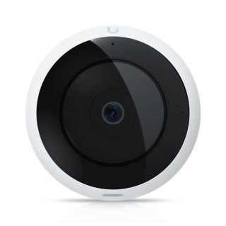 Ubiquiti Indoor/outdoor 2K PoE camera with pan-tilt-zoom functionality that offers full 360° surveillance. White